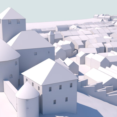 3D print of a Medieval city – Feldkich